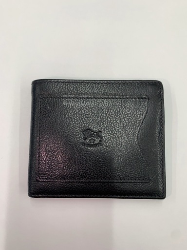 転売利用可】IL BISONTE イルビゾンテ 二つ折り財布 黒皮 (さ 転売利用可】IL BISONTE イルビゾンテ 二つ折り財布 黒皮 (さ