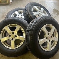 195/80r15 新品同様 軽リフトアップなどに！ タイヤ剥が...