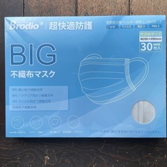 （決まりました）超大きい 不織布マスク／約60枚の画像