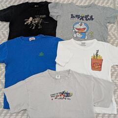 130cm 男の子 Tシャツ 半袖 半そで 5枚セット①