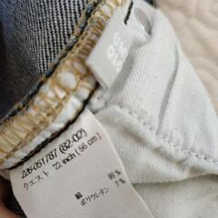 ユニクロ　スキニーフィット　アンクル丈　デニムの画像