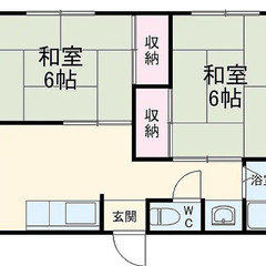 【磐田市豊岡 ２DK AccessⅢ 202】即入居可！バス停ま...