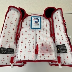 ライフジャケットベスト川遊び海プール50キロ赤系ウォーターロックスアウトドアの画像