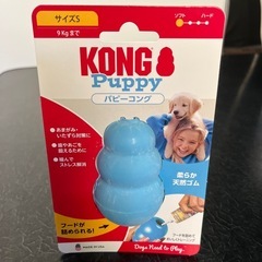Kong(コング) 犬用おもちゃ パピーコング ブルー M サイズ