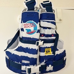ウォーターロック浮き輪セーフティジャケットフローティングベスト川遊び海子供用50キロの画像