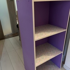 収納ケースとカラーボックスの画像