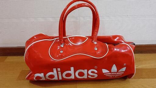 ジャンク品 アディダス adidas エナメルバッグ ボストン ビンテージ ジャンク品 アディダス adidas エナメルバッグ ボストン