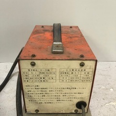北海道旭川市直接取引歓迎 オーム電機工業株式会社 サンウェルダ S-1型 ロー付解氷機 100V 通電のみ確認済 現状品の画像