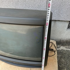 レトロなシャープのブラウン管テレビ　25型の画像