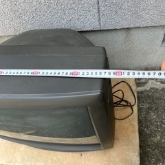レトロなシャープのブラウン管テレビ　25型の画像