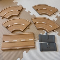 BRIO木製レール汽車のりものセットの画像