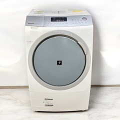 SHARP（2015）・ドラム式電気洗濯乾燥機 JET ES-A210-SL（
ジャンク品）の画像