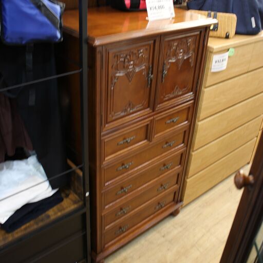 【川崎市宮前区リサイクルオフ】お買い得品♪　アンティークキャビネット