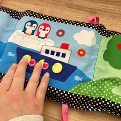 ベビーベッドガード約110センチの画像