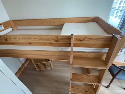 無印良品 ロフトベッド ミドルベッド ウレタンベッド