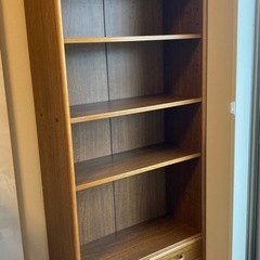 木目薄型書棚♪〜4/26まで