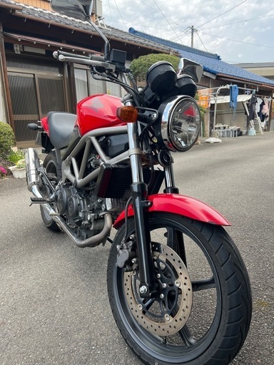 HONDA VTR250絶好調 タイヤバリ溝