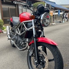 HONDA VTR250絶好調 タイヤバリ溝
