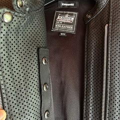 カワサキ　カドヤ　レザー　ジャケットの画像