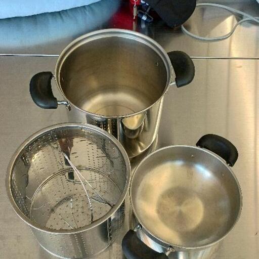0416-030 パスタ鍋 (ジモスポ船橋) 船橋の家電の中古あげます