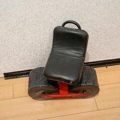 0416-045 タイヤ付き作業椅子