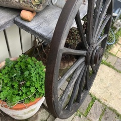 馬車、荷車、車輪、アンティーク、装飾の画像