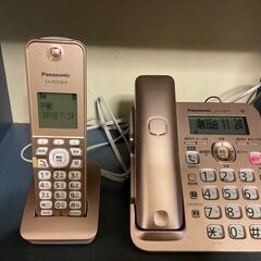 パナソニックコードレス電話機・子機　VE-GD58DLの画像