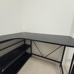 DEWEL パソコンデスク L字型 コーナーデスク 幅110