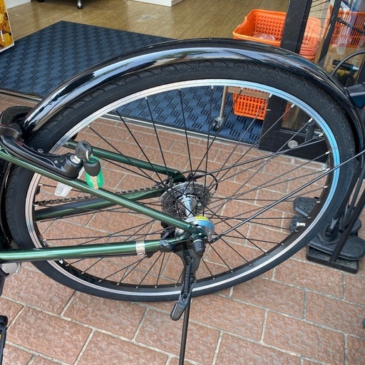 ?超美品?Panasonic ベロスター ?700c電動アシスト自転車?スポーツ自転車 BE-ELVS775G パナソニック グリーン
