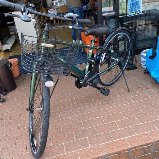 ?超美品?Panasonic ベロスター ?700c電動アシスト自転車?スポーツ自転車 BE-ELVS775G パナソニック グリーン