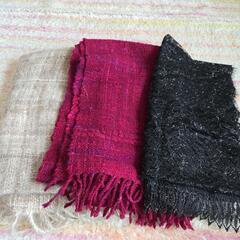 お値下げ中！昭和レトロ 中古品 ストール 5枚セットの画像