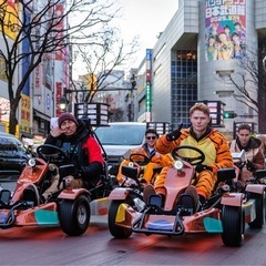 公道カート先導スタッフ
