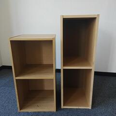 無印良品のカラーボックスとおまけの画像