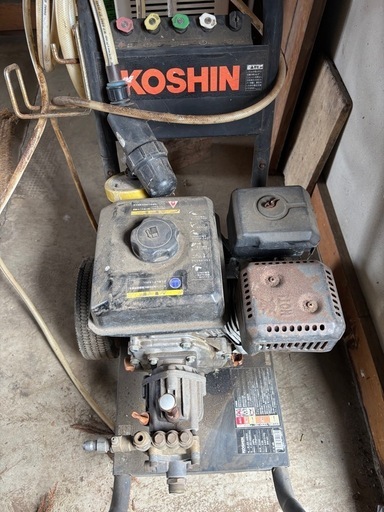 KOSHIN エンジン高圧洗浄機 (ks) 花巻のその他の中古あげます KOSHIN エンジン高圧洗浄機 (ks) 花巻のその他の中古あげます