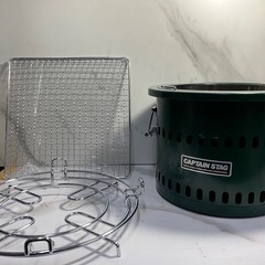 ☆値下げ☆I 2504-447 CAPTAIN STAG 炭焼き名人 万能七輪 〈水冷式〉 未使用の画像