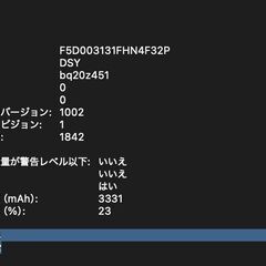 MacBook Air（Retina,13インチ,2020）512GB/8GB〈MVH42J/A〉⑥の画像