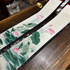 掛け軸まとめ売り(赤富士 ・一富士二鷹三茄子 ・山水画 ・蓮子…) の画像