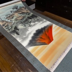 掛け軸まとめ売り(赤富士 ・一富士二鷹三茄子 ・山水画 ・蓮子…) の画像