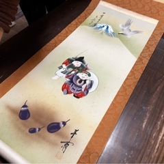掛け軸まとめ売り(赤富士 ・一富士二鷹三茄子 ・山水画 ・蓮子…) の画像