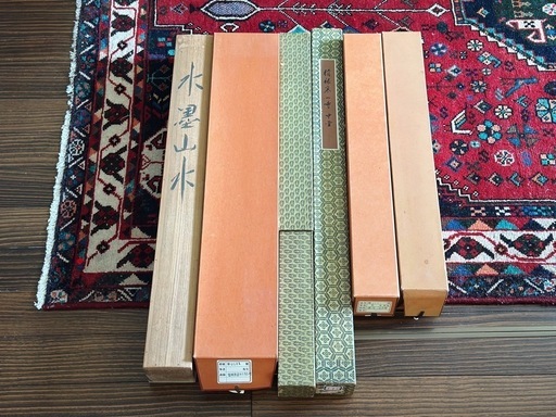 掛け軸まとめ売り(赤富士 ・一富士二鷹三茄子 ・山水画 ・蓮子…)