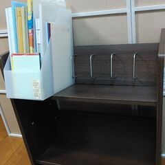 ファイルワゴン A4対応（ A4 ファイルラック 2段 幅55 奥行30 高さ65.5cm キャスター付き  山善 YAMAZEN）の画像