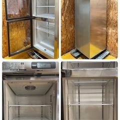 C(7178) ホシザキ 業務用 リーチイン冷蔵ショーケース 縦型 RS-63AT-2G-(L) 2021年製 93kg W625D650H1970 直接引き取り歓迎 大阪 厨房機器の画像