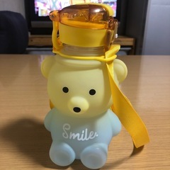 水筒 クマ ストラップ付き