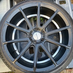 ハイペリオン20インチ　タイヤバリ溝　アルファードの画像