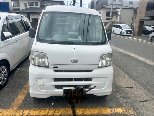 ハイゼット　黒ナンバー　傷凹みあり