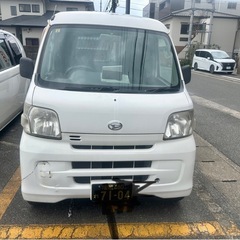 ハイゼット　黒ナンバー　傷凹みあり