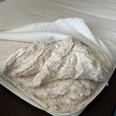 アメリカ製の100%コットンの珍しい敷布団の画像