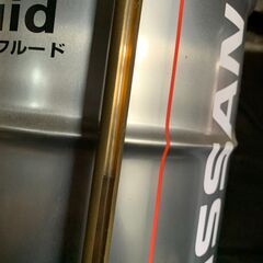 ♪ 完全予約制　倉庫整理　ブレーキフルード　LLC 日産　PITWORK　日産自動車 クーラント用 注水コック付き ペール缶 　注油コック　スタンド　専用台付き 　中身残ってます ♪の画像