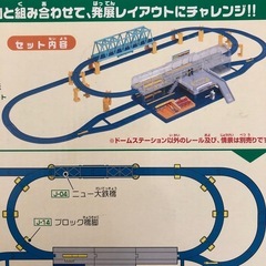 プラレール　線路と橋の画像