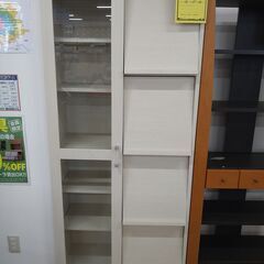 ジモティ割あり‼️【D419】書棚 ハイタイプ フラップドア 